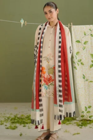 COCO Prints | 3-Piece Digital Printed Lawn Suit | (Unstitched) VERA-3A