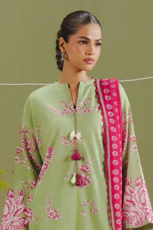 COCO Prints | 3-Piece Digital Printed Lawn Suit | (Unstitched) RIYA-2B