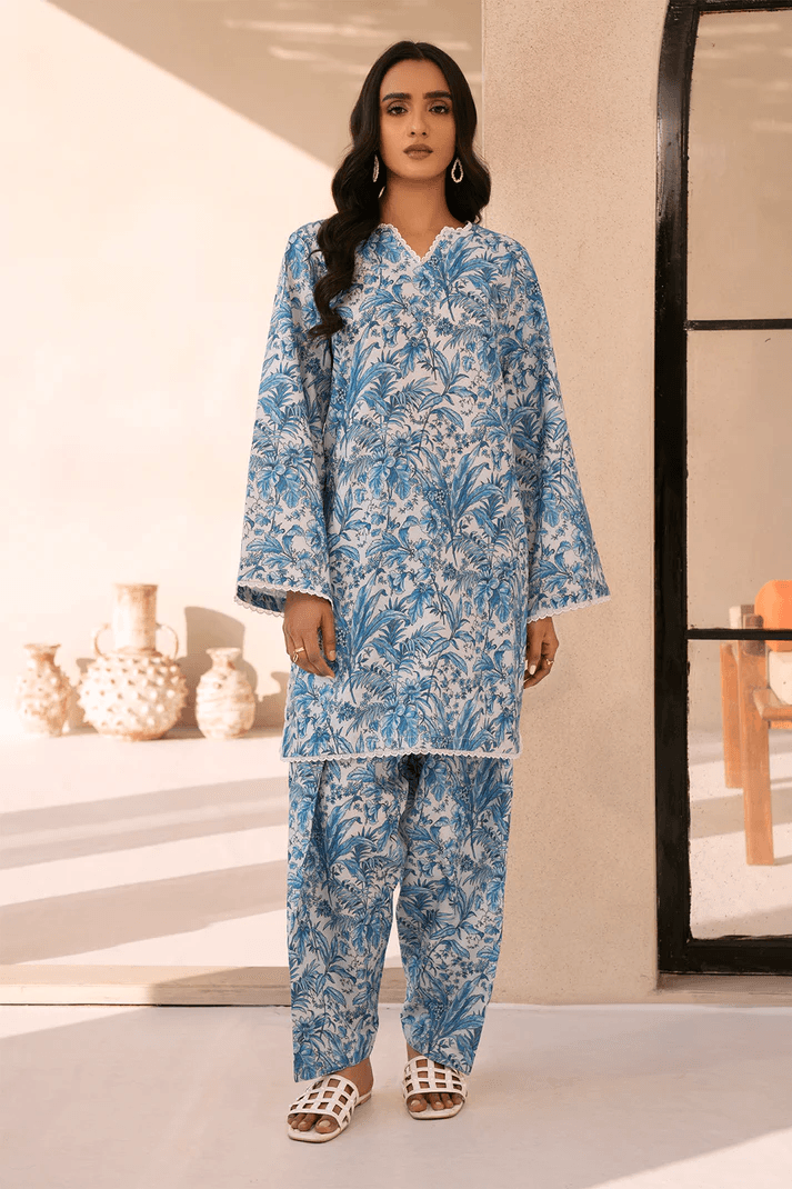 Breeezy Edit | 2- Piece Printed Lawn | Shirt & Trouser | (Stitched)