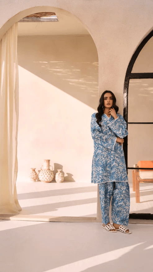 Breeezy Edit | 2- Piece Printed Lawn | Shirt & Trouser | (Stitched) - Image 4