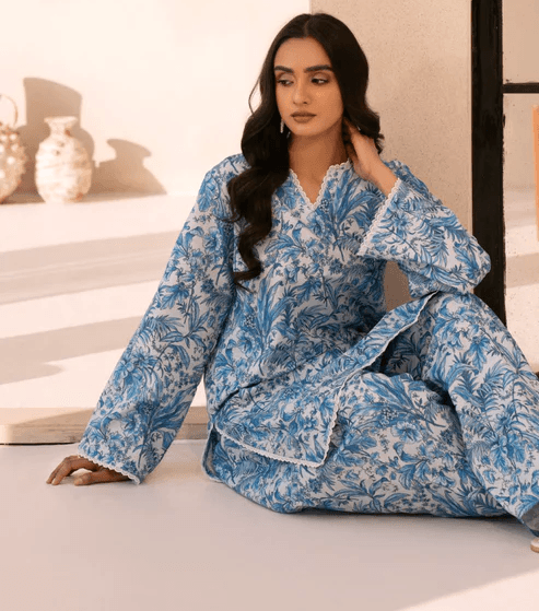 Breeezy Edit | 2- Piece Printed Lawn | Shirt & Trouser | (Stitched) - Image 5
