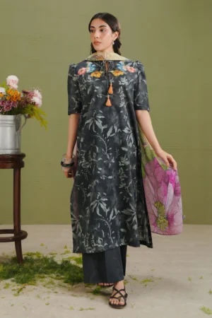 COCO Prints | 3-Piece Digital Printed Lawn Suit | (Unstitched) GECE-5B