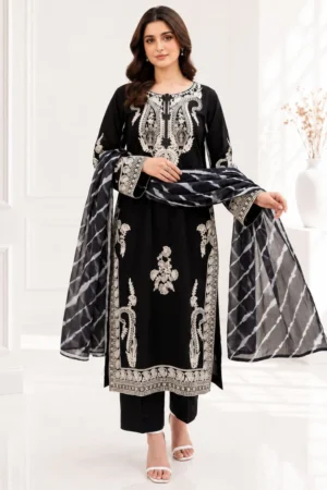 Laila | 3 – Piece Embroidered Lawn | (Stitched)