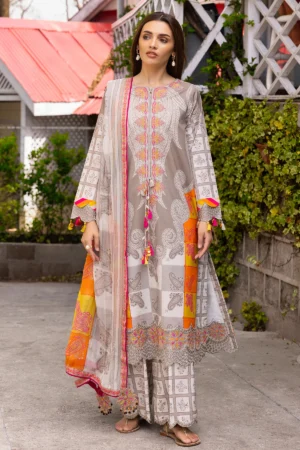 Rang E Bahar By Charizma | 3-Piece Digital Embroidered Lawn Suit | (Unstitched) CRB6-16